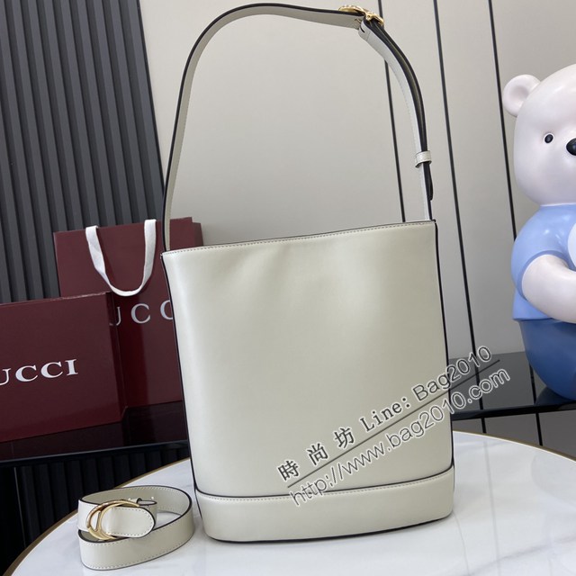 Gucci專櫃古馳2025春夏系列最新款水桶包手提單肩斜挎女包 jh2618型號：833660
